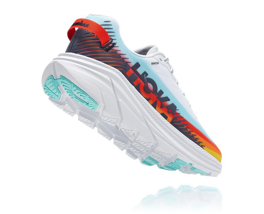 Hoka One One Løbesko Dame - Ironman Rincon 2 - Hvide/Blå - 184670JGQ